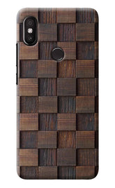 Wooden Cube Design Redmi Y2 Back Cover